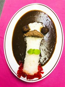 ダチョウ顔カレー